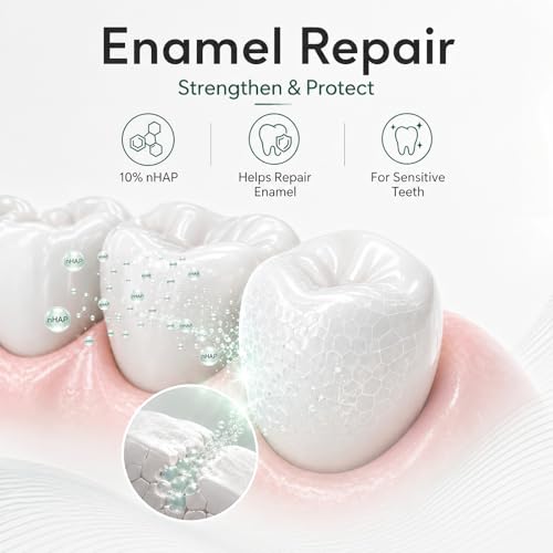 Nano Hydroxyapatite Toothpaste 10% - Fluoride Free, Sensitive, Brightening 3 Pack Variation 3