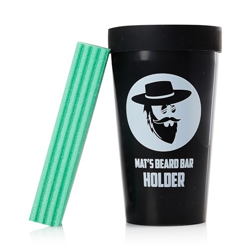 Beard Trimming Cleanup Mat with Holder - Flexible Sink & Counter Organizer