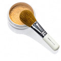 Mineral Foundation Powder with Brush - SPF 15, Light to Medium Coverage, 0.5 oz Medium - Talc-Free, Luminous Matte Finish