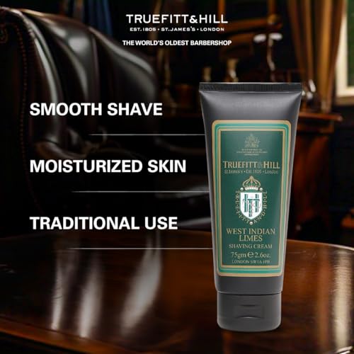 Truefitt & Hill West Indian Limes Shave Cream Tube 75gm