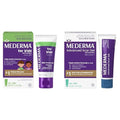 Mederma Scar Treatment Bundle: Kids Grape Scented Gel (0.70 Oz) Goes on Purple & Advanced Scar Gel (50 Grams) for Old & New Scars from Cuts, Burns & Surgery
