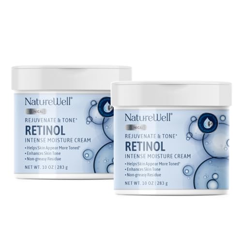 Retinol Rejuvenating Moisturizer for Face & Body - 2 Pack, 10 Oz Each