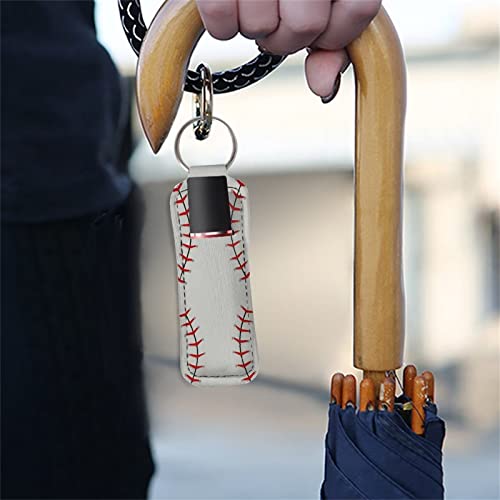 Chapsticks Holder for Women Girl, Portable Lip Balm Gloss Holder Lippy Clip Chapstick Keychain