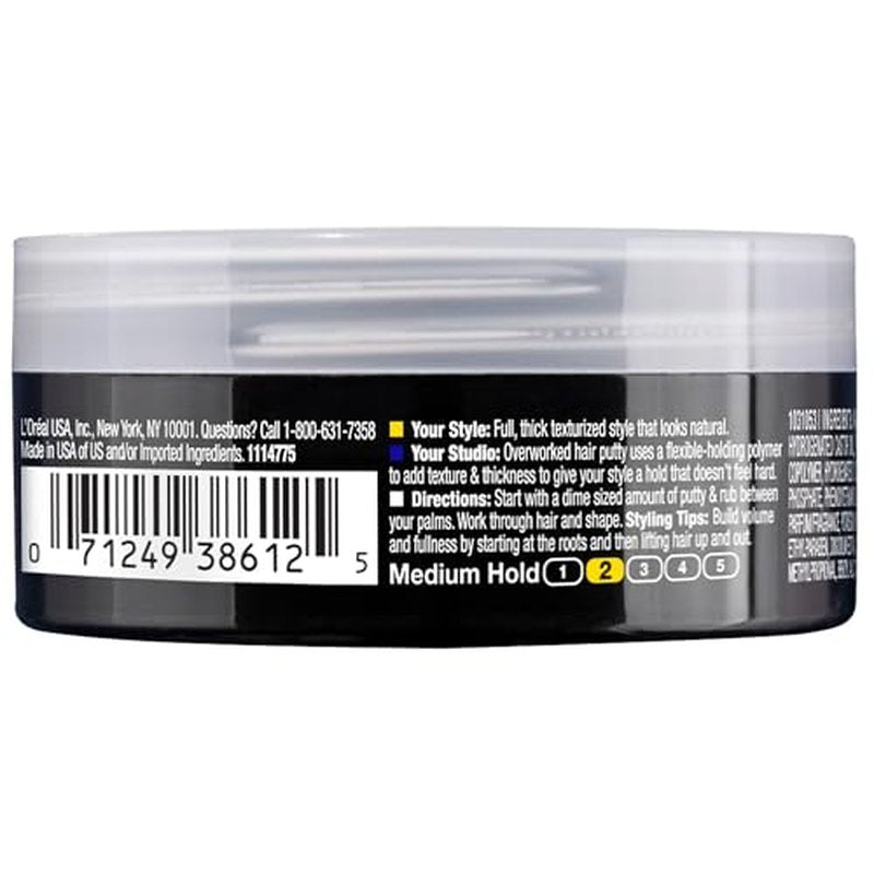 L¡¯Oreal Paris Studio Putty Overworked 1.7 Ounce (50ml) (6 Pack)