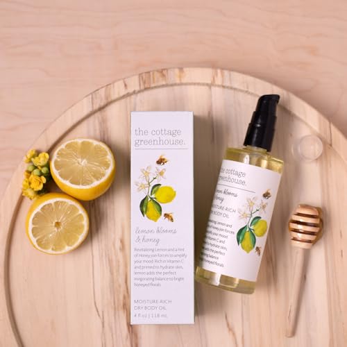 The Cottage Greenhouse Lemon Blooms & Honey Dry Body Oil 4 Fl Oz