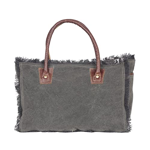 Myra Bag Cowgirl Purses for Women - Cowhide Bag with Leather Strap and Paisley Pattern, Cow Print Western Purses for Women