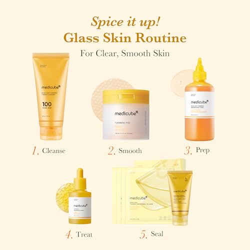 Kojic Acid Turmeric Clarifying Toner Pads for Troubled Skin - 70 Count, Pack of 2