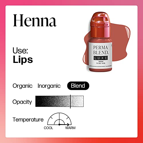 Vegan Lip Tattoo Ink for Microblading - Warm Pink-Brown Pigment 0.5 oz