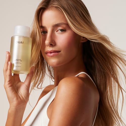OUAI Fine Hair Shampoo Refill - Volumizing Shampoo for Fine Strands - Made with Biotin, Keratin & Chia Seed Oil - Strengthens, Nourishes & Thickens - Color-Safe & Sulfate Free Hair Care (32 Fl oz)