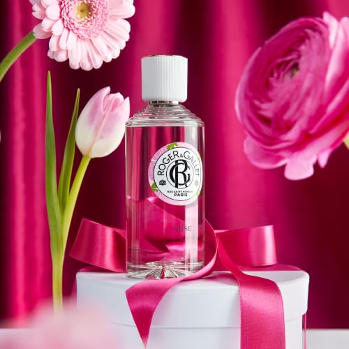 Roger & Gallet Rose Fragrant Water Spray 3.3 fl oz - Light Floral Body Mist