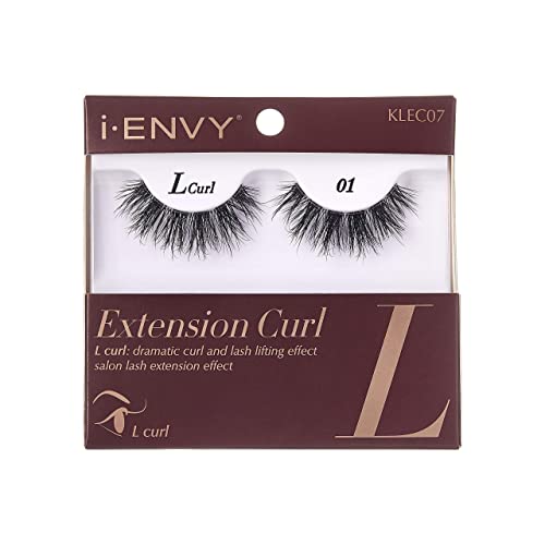 i-Envy 3 Pairs False Eyelashes L Curl Natural Lashes Salon Lash Extension Effect