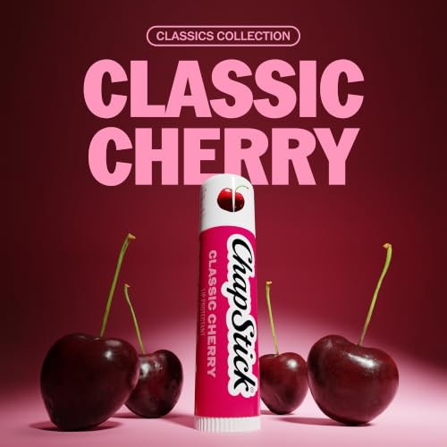 ChapStick Classic Cherry Lip Balm 24-Count Bulk Pack - Hydrating & Soothing
