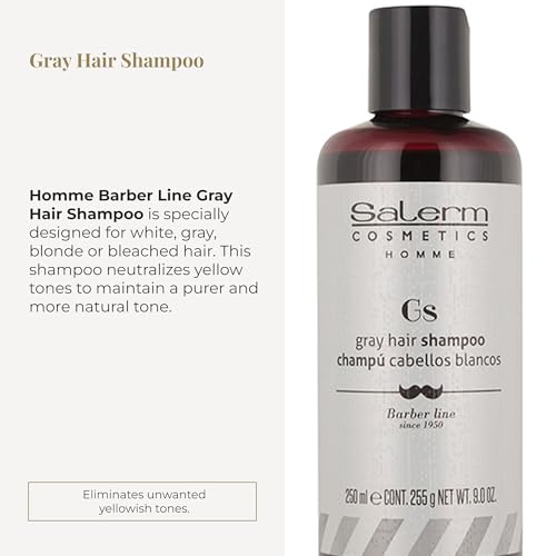 White Hair Shampoo for Gray Blonde Bleached Hair - Nourishing & Neutralizing