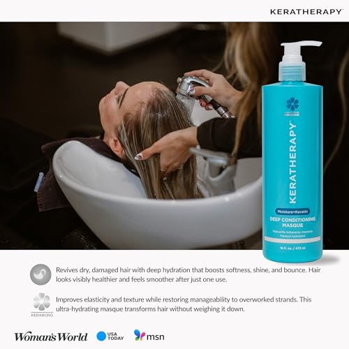 Deep Conditioning Hair Mask with Keratin, Jojoba & Walnut Oil - 16.9 fl oz