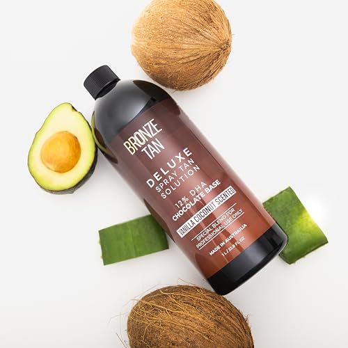 Dark Spray Tan Solution for Spray Tan Machines - 8.45 Fl Oz - Professional Self-Tanning