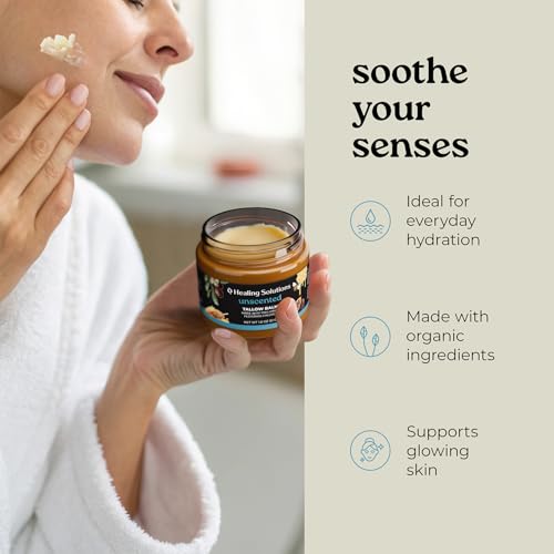 Unscented Grass Fed Beef Tallow & Manuka Honey Skin Balm 1.8oz - Nourishing Face & Body Moisturizer