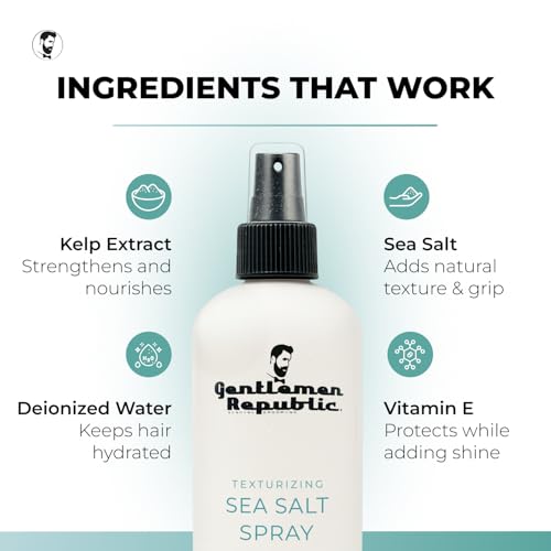 Sea Salt Spray for Hair Volume & Beach Texture - 8oz