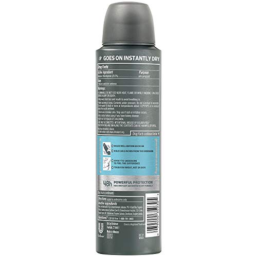 Dove Men+Care Dry Spray Antiperspirant Deodorant, Clean Comfort 3.8 oz Pack of 3
