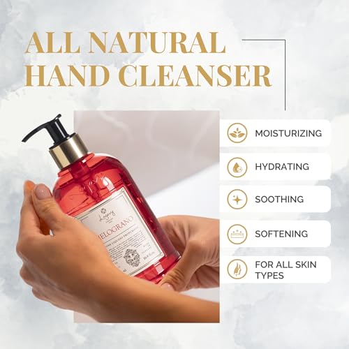 Logevy Melograno Liquid Hand Soap ? Invigorating Fragrance Made from the Best Skin-Friendly Ingredients Rich in Nutritional Properties for Hydrating and Soothing Action ? 500ml