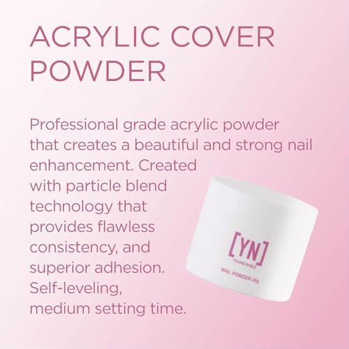 Young Nails Acrylic Cover Powder, Rosebud, 45 Gram (Pack of 2)