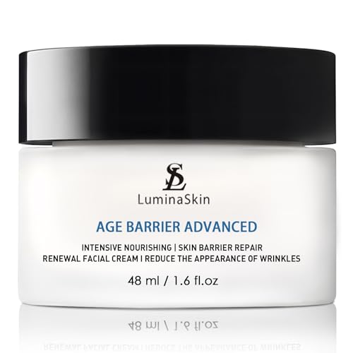 Age Barrier Advanced Wrinkle Fix & Interrupter Face Cream 1.6 Fl Oz - Anti-Aging Moisturizer with Carnosine & Peptides