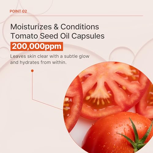 Tomato Yuja Serum Brightening Face Serum with Oil Capsules 50mL