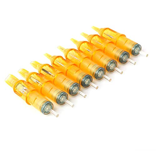 Disposable Tattoo Needle Cartridges 100 Pack Assorted RL, RS, M1 for Tattoo Machines