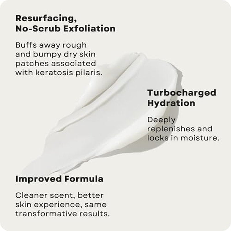 AmLactin KP Bumps Be Gone - Therapeutic Body Cream for Keratosis Pilaris - No-Scrub Exfoliator and Body Moisturizer for Dry Skin with 15% Lactic Acid AHA, 3 oz, Pack of 2 (Packaging May Vary)