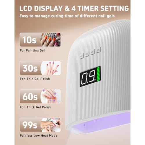 Cordless 35000 RPM Electric Nail File,Portable Acrylic Nail Drill,Rechargeable Nail Drill with 6 Bits and 50pcs Sanding Bands for Manicure Salon Home, Black