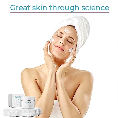 Hygieia + Encapsulated Hyaluronic Acid Face Moisturizer ? Hydrating Liposomal Face Cream for Women & Men ? Fast & Deep Cellular Absorption for Daily Skin Hydration, Firming, Toning & Elasticity, 4oz