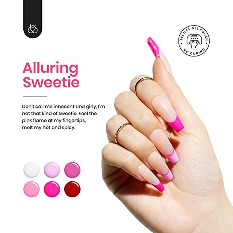 beetles Gel Polish Nail Set 20 Colors Dreamy Town Collection with Blooming Gel