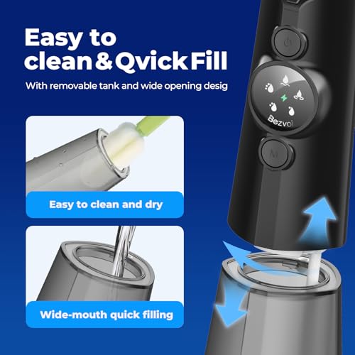 Cordless Water Flosser for Braces 5 Modes 300ML Tank Portable Oral Care
