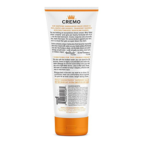 Foam-Free Shaving Cream with Sandalwood - 6 oz, Pack of 12