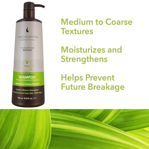 Nourishing Repair Shampoo 33 Fl Oz - Paraben & Sulfate-Free for Dry & Damaged Hair