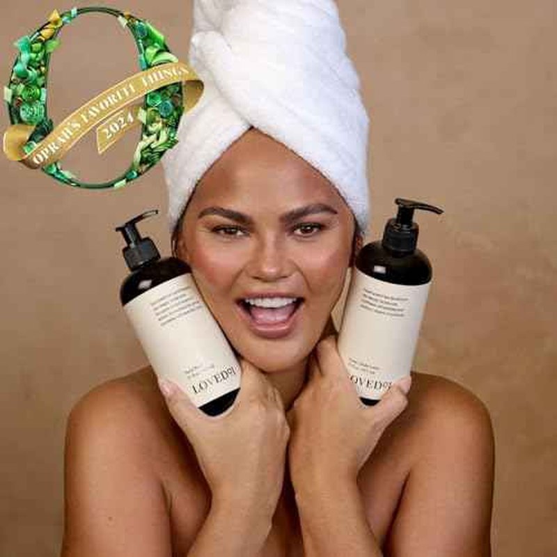 Loved01 Hand & Body Lotion, John Legend Skincare, Fragrance-Free, Daily Lightweight Cream, Oprah's Favorite Things, Formulated with Shea Butter & Vitamin E, 2-Pack (15 oz each)
