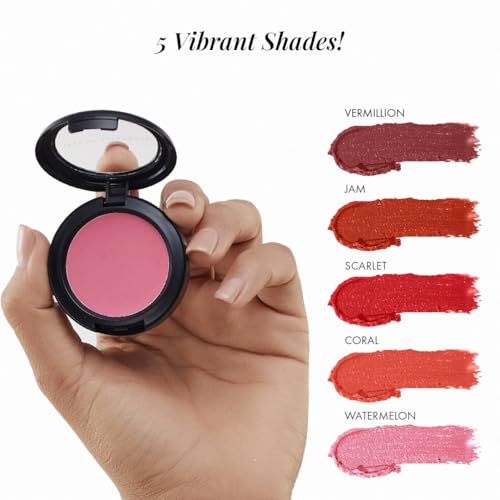 Cream Blush for Cheeks & Lips - Watermelon, Long-Lasting & Buildable