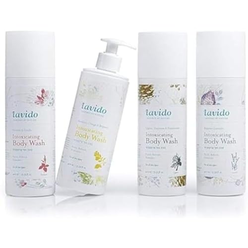Lavido Body Wash for Women & Men - Patchouli & Vanilla Shower Gel 13.5 oz - Variations Include Patchouli