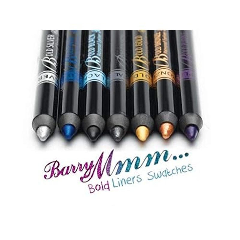 Barry M - Luxurious, Super Long Lasting Bold Waterproof Metallic Eyeliner - Oasis Blue - Over 8 Hours Wear. No Smudges, Feathering, or Running. Vegan