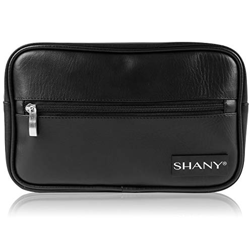 SHANY Cosmetics Portable Toiletry Makeup Bag with Various Compartments - Water-resistant and Scratch-proof Makeup Travel Organizer - BROWN FABRIC