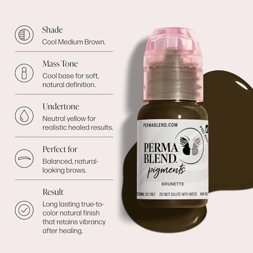Perma Blend Brunette Tattoo Ink 0.5 oz for Microblading & Permanent Makeup