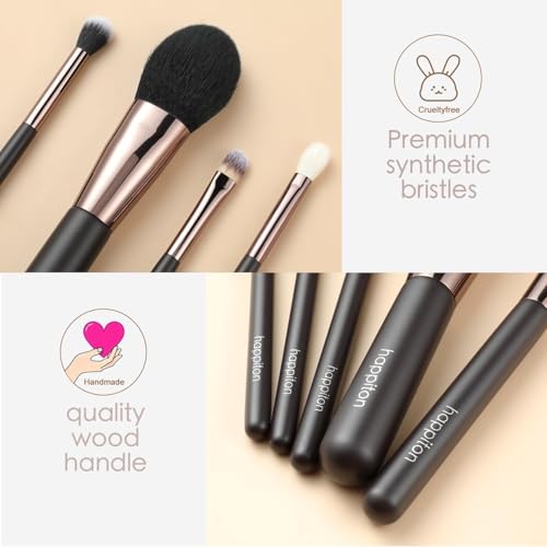 17-Piece Makeup Brush Set with Rotating Holder - Professional Beauty Tools