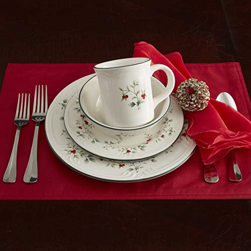Winterberry 16-Piece Dinnerware Set for 4 - Holiday & Everyday Use