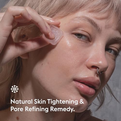 Glow Manifesto Ice Cubes ? Skin Brightening, Hydrating & Firming Cryotherapy Skincare with Hyaluronic Acid for Radiance, Pore Tightening, Anti-Wrinkle, Dark Spot Corrector & Depuffing Face Care