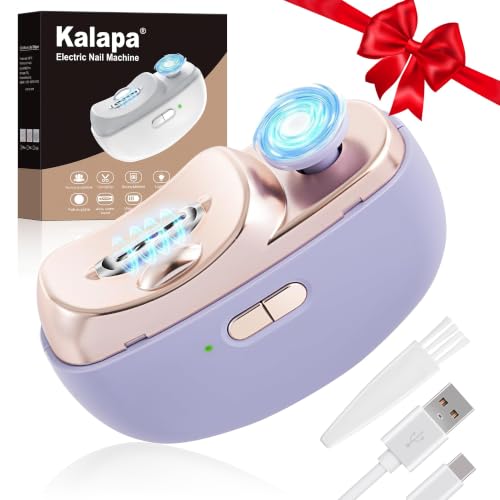 Electric Nail Clipper File Toenail Trimmer 3-in-1 Upgraded Automatic - Light Purple