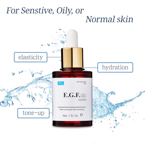 EGF Serum (10 ppm) 1 Fl. Oz. 30ml Epidermal Growth Factor, face serum, cosmetic ingredients for skin serum korean egf growth factor egf ample after microneedling