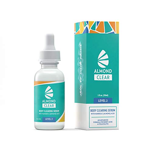 Body Clearing Serum [1 Fl Oz] Level 2 Acne Serum - Advanced Formula for Body Acne, Folliculitis, Back, Butt, Chest, Thighs, Shoulders - Mandelic Acid