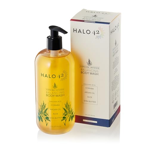 Halo 42 Copaiba-Infused Balancing Body Wash 17 Fl Oz - Gently Cleansing & Hydrating Skin