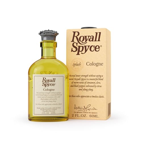 Men's Heritage Cologne - Warm Spiced Fragrance 2 oz Splash - Royall Lyme