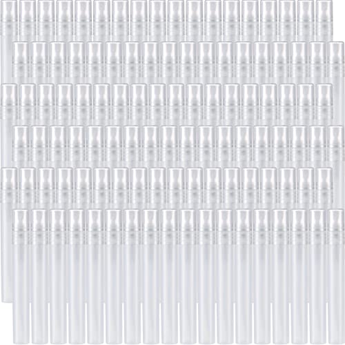 Clear 10ml Plastic Spray Bottles Set - Perfume, Essential Oils, Fine Mist