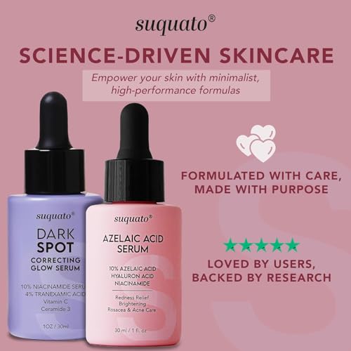 Azelaic Acid Serum 10% with Hyaluronic Acid & Niacinamide - 2 Pack 30ml